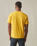 Men's Premium Slub V-Neck Tee - Nugget Gold